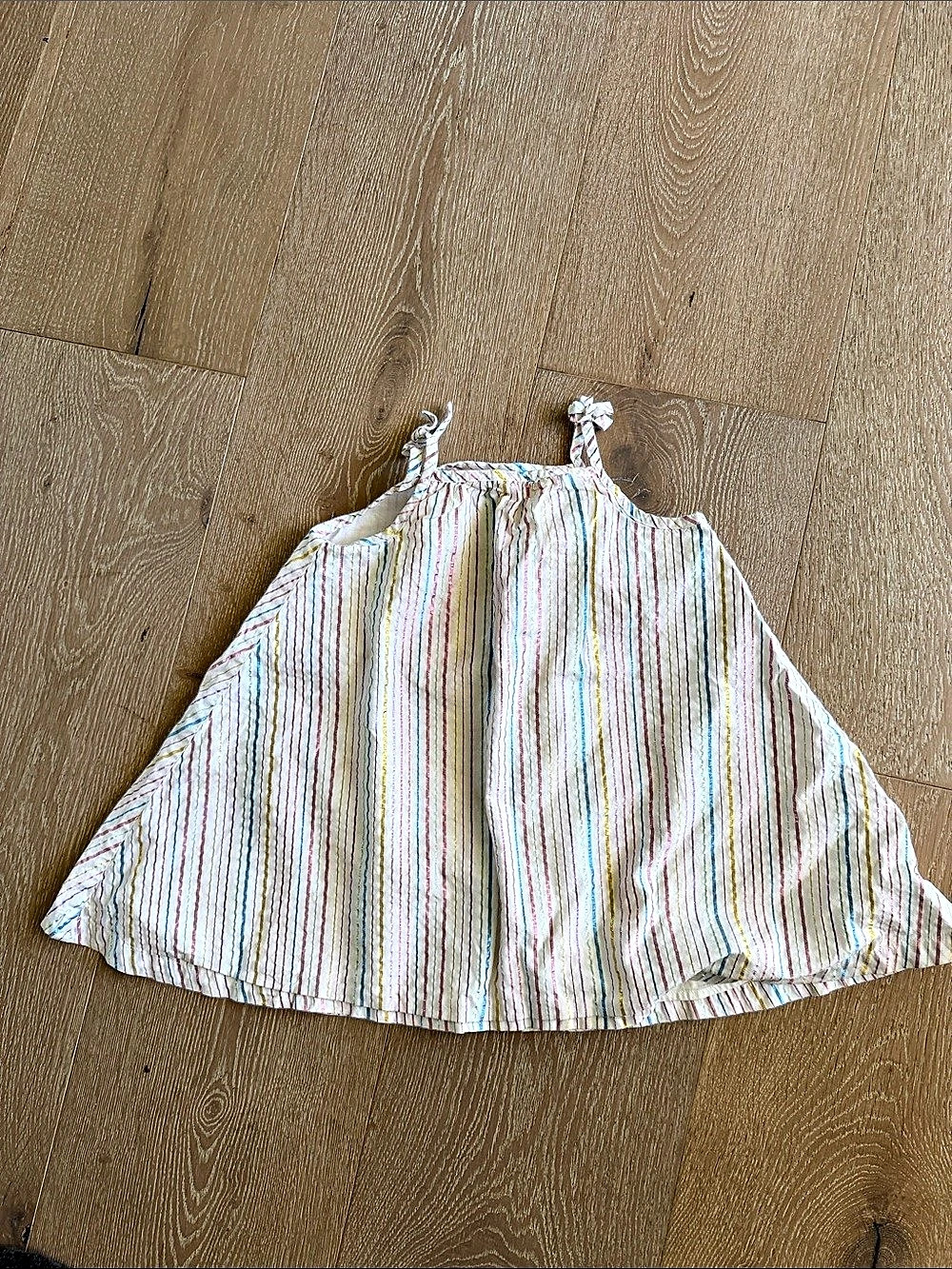Hanna Andersson Striped Girls Dress Size 100 Like New
